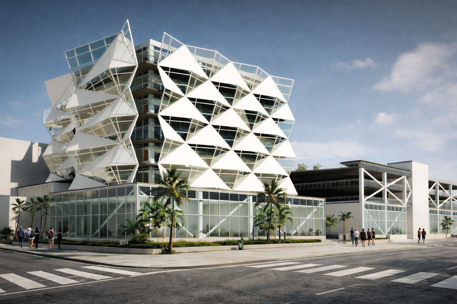 Miami Beach Workforce Housing daytime render